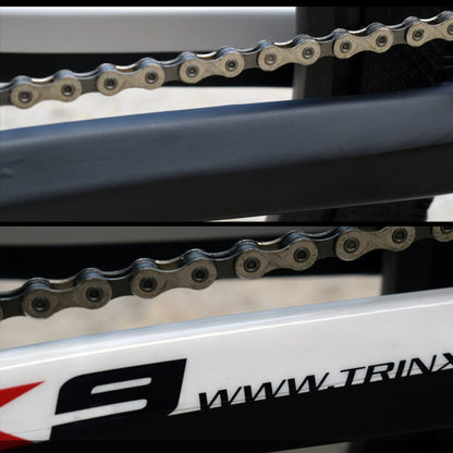 FMFXTR Bicycle Protection Chain Sticker Front Fork Protective Film, Color: Carbon Fiber, Carbon Fiber, Matt Color, Transparent