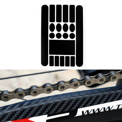 FMFXTR Bicycle Protection Chain Sticker Front Fork Protective Film, Color: Carbon Fiber, Carbon Fiber, Matt Color, Transparent