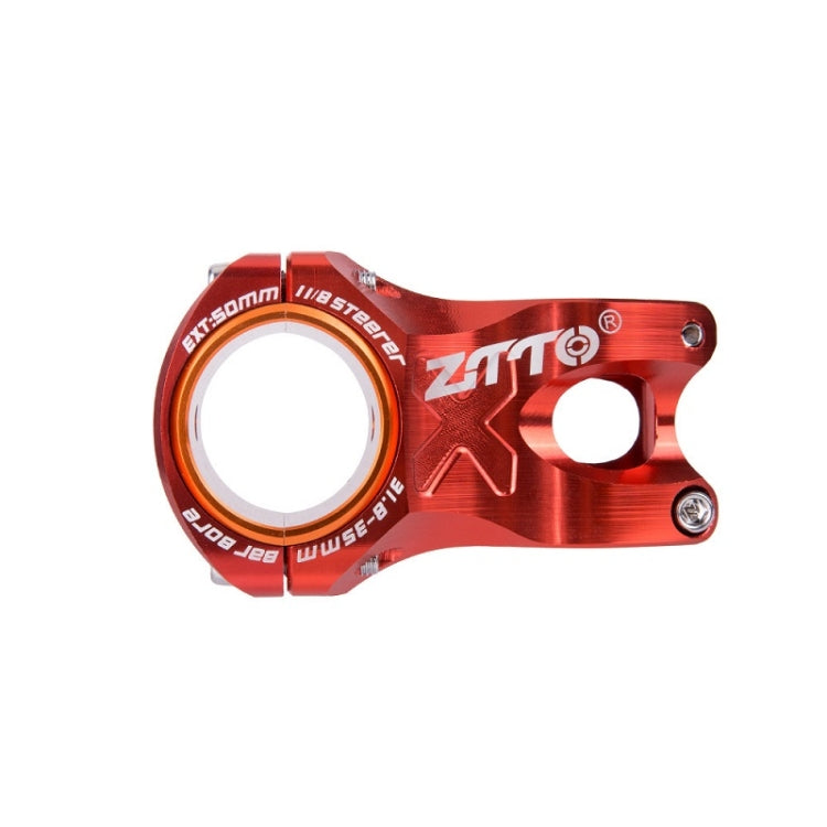 ZTTO Bicycle Handlebar Hollow 0 Degree Short Riser, Black, Red, Purple, Green, Gold