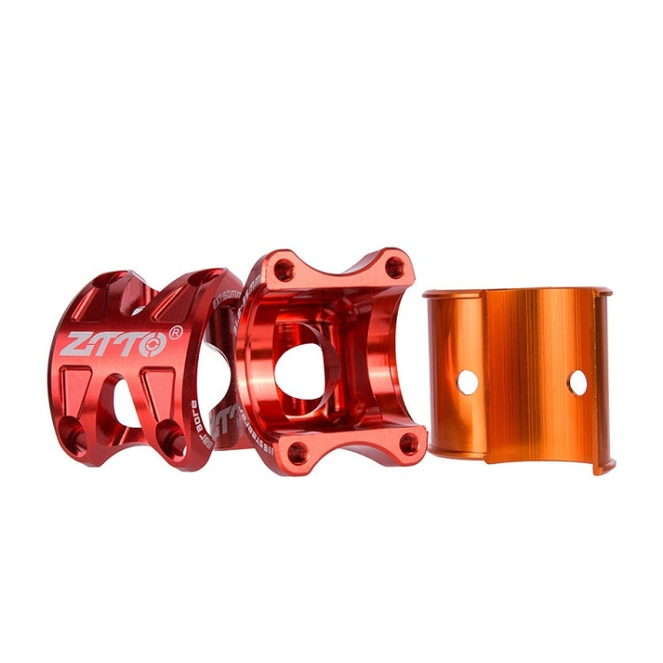 ZTTO Bicycle Handlebar Hollow 0 Degree Short Riser, Black, Red, Purple, Green, Gold