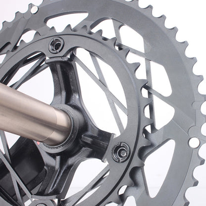 RACEWORK RKRFA Road Bike Aluminum Alloy 22-speed Crankset, Spec:, 50-34T without BB, 53-39T without BB, 50-34T with BB, 53-39T with BB