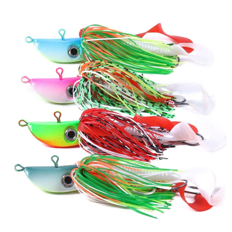 HENGJIA JIG Fish Head Beard Lead Hook, 20G, 40G, 60G, 80G, 100G, 120G, 150G