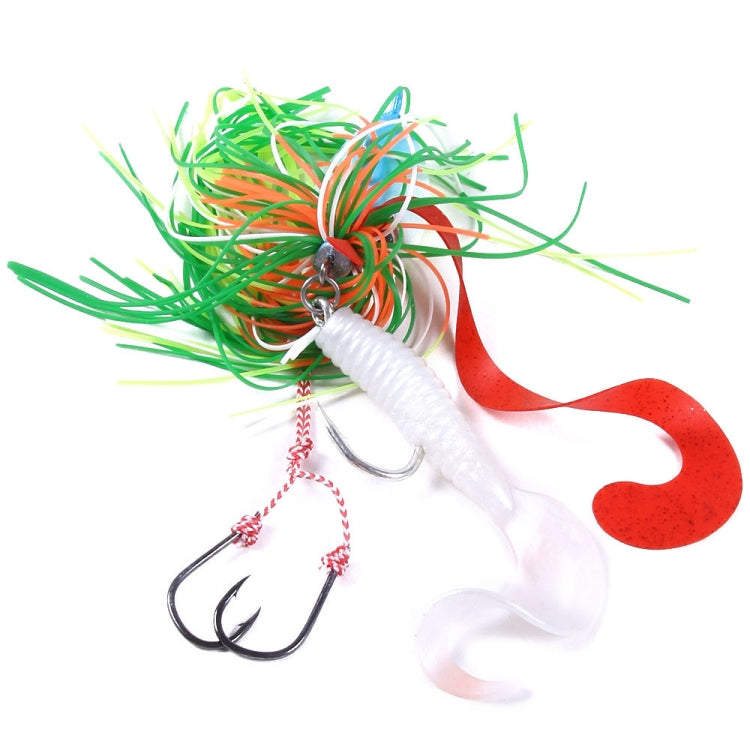 HENGJIA JIG Fish Head Beard Lead Hook, 20G, 40G, 60G, 80G, 100G, 120G, 150G