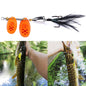 HENGJIA SP304 6.5cm 13g Feather Hook Rotating Sequin Road Lure Bait, SP304 Yellow, SP304 Orange Red, SP304 Black