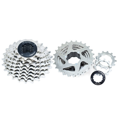 VG SPORTS Bicycle Lightweight Wear -Resistant Flywheel, 8 Speed Highway 11-25T, 8 Speed Highway 11-28T, 8 Speed Mountains 11-32T, 8 Speed Mountains 11-36T, 8 Speed Mountains 11-40T, 8 Speed Mountains 11-42T, 9 Speed Highway 11-25T, 9 Speed Highway 11-2...