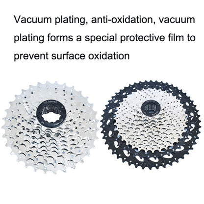 VG SPORTS Bicycle Lightweight Wear -Resistant Flywheel, 8 Speed Highway 11-25T, 8 Speed Highway 11-28T, 8 Speed Mountains 11-32T, 8 Speed Mountains 11-36T, 8 Speed Mountains 11-40T, 8 Speed Mountains 11-42T, 9 Speed Highway 11-25T, 9 Speed Highway 11-2...