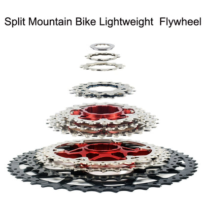 VG Sports Split Mountain Bike Lightweight Cassette Flywheel, Style:, 10 Speed 40T (Silver), 10 Speed 42T (Silver), 11 Speed 40T (Silver), 11 Speed 42T (Silver), 11 Speed 46T (Silver), 11 Sspeed 50T (Silver), 12 Speed 50T (Silver), 9 Speed 42T (Silver)�...