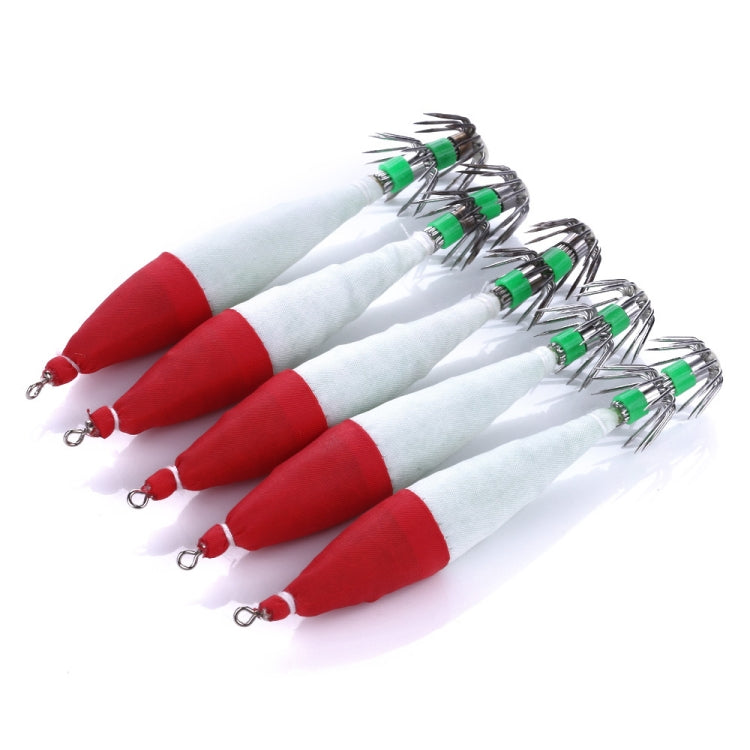 5 PCS / Bag HENGJIA SJ001 Luminous Explosion Squid Hook Deep Sea Fishing Fake Bait, SJ001 (3), SJ001 (4), SJ001 (5), SJ001 (1), SJ001 (2)