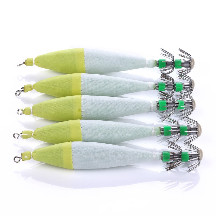 5 PCS / Bag HENGJIA SJ001 Luminous Explosion Squid Hook Deep Sea Fishing Fake Bait, SJ001 (3), SJ001 (4), SJ001 (5), SJ001 (1), SJ001 (2)