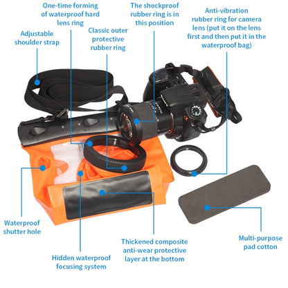 Tteoobl  20m Underwater Diving Camera Housing Case Pouch  Camera Waterproof Dry Bag