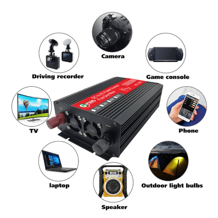 Gurxun HZ1500-10000 Sine Wave 10000W Inverter Power Converter, 10000W 48V To 220V, 10000W 60V To 220V, 10000W 12V To 110V, 10000W 12V To 220V, 10000W 24V To 220V
