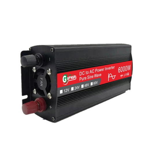 Gurxun 6000W High Power Sine Wave Inverter With Single Digital Display, 6000W 60V-220V, 6000W 12V-220V, 6000W 24V-220V, 6000W 48V-220V