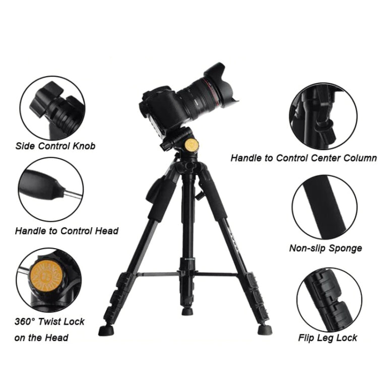 QingZhuangShiDai Q111 Aluminum Alloy Mobile Phone Camera Photography Tripod