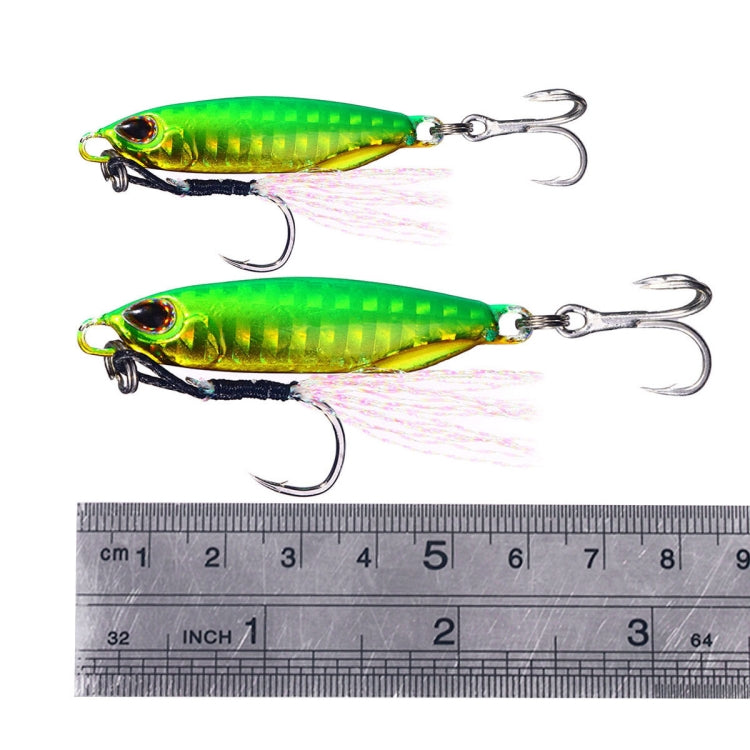 2 PCS HENGJIA Shore Casting Lead Fish Long-distance Casting Sinker Double Hook Lure, 16g, 32g