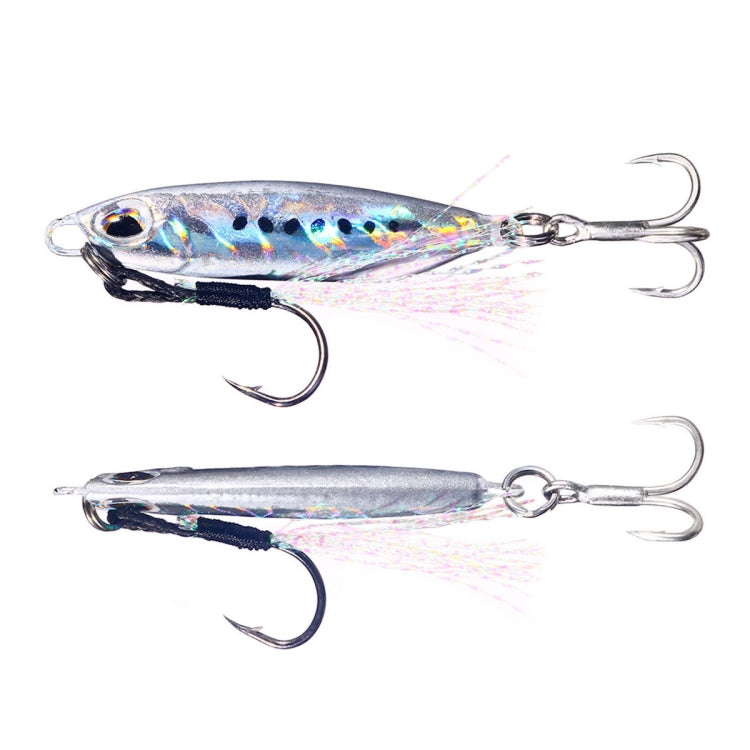 2 PCS HENGJIA Shore Casting Lead Fish Long-distance Casting Sinker Double Hook Lure, 16g, 32g