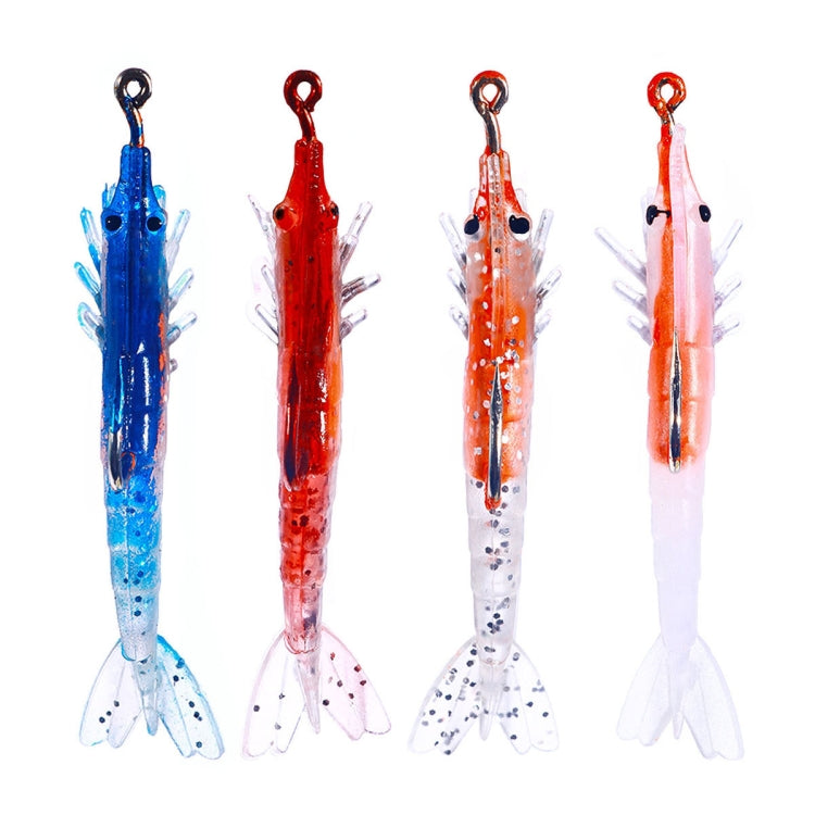 HENGJIA SO077 6cm 3g Lead Wrapped Shrimp Soft Lure Sea Bass Fake Lure, SO077 3, SO077 4, SO077 1, SO077 2