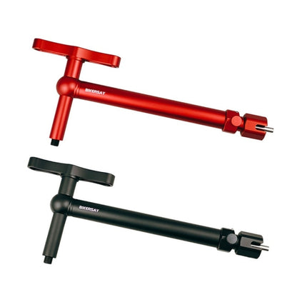BIKERSAY Bicycle Wheelset Rear Change Lug Tail Hook Correction Tool, BT053S Red, BT053S Black