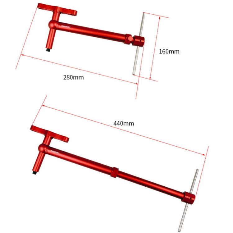 BIKERSAY Bicycle Wheelset Rear Change Lug Tail Hook Correction Tool, BT053S Red, BT053S Black