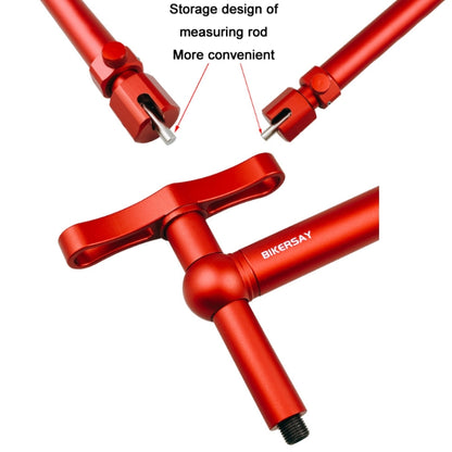 BIKERSAY Bicycle Wheelset Rear Change Lug Tail Hook Correction Tool, BT053S Red, BT053S Black