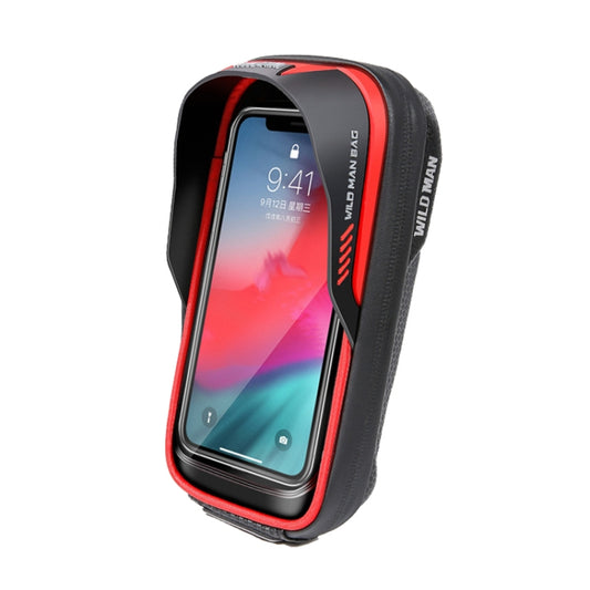 WILD MAN ES16 0.5L EVA Hard Shell Waterproof Touch Screen Bicycle Handlebar Bag, ES16 (Grey), ES16 (Blue), ES16 (Red), ES16 (Black)