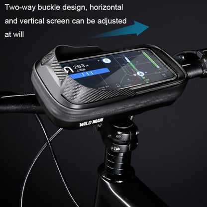 WILD MAN E16 EVA Hard Shell Touch Screen Handlebar Bag Cycling Equipment, E16