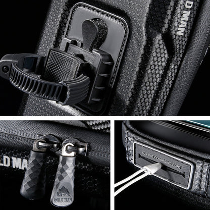 WILD MAN E16 EVA Hard Shell Touch Screen Handlebar Bag Cycling Equipment, E16