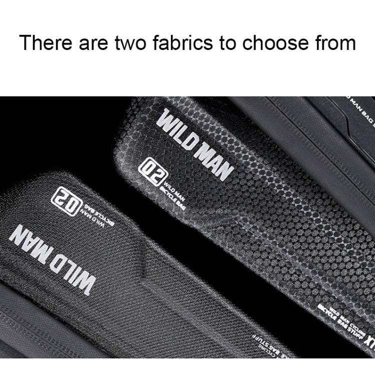 WILD MAN XT2 1L Bicycle EVA Hard Shell Waterproof Phone Touch Screen Beam Bag, XT2(Twill), XT2(Solar)