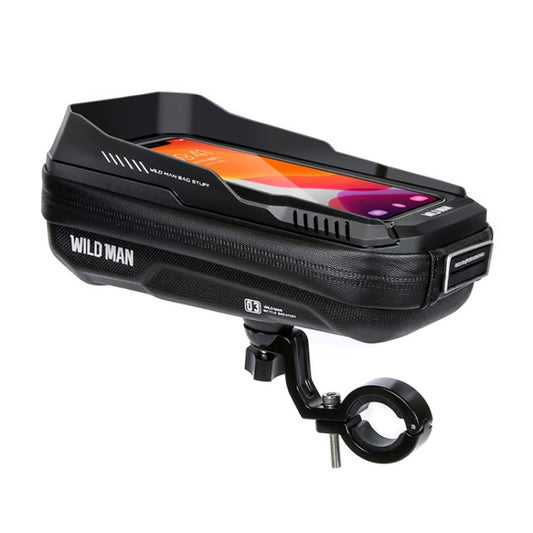 WILD MAN XT3S 0.6L Mountain Bike 360-Degree Rotating Phone Touch Screen Bag, XT3S