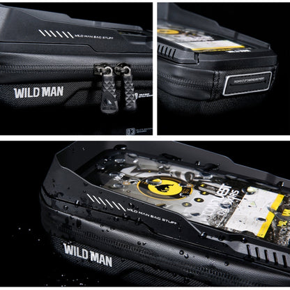 WILD MAN XT3S 0.6L Mountain Bike 360-Degree Rotating Phone Touch Screen Bag, XT3S