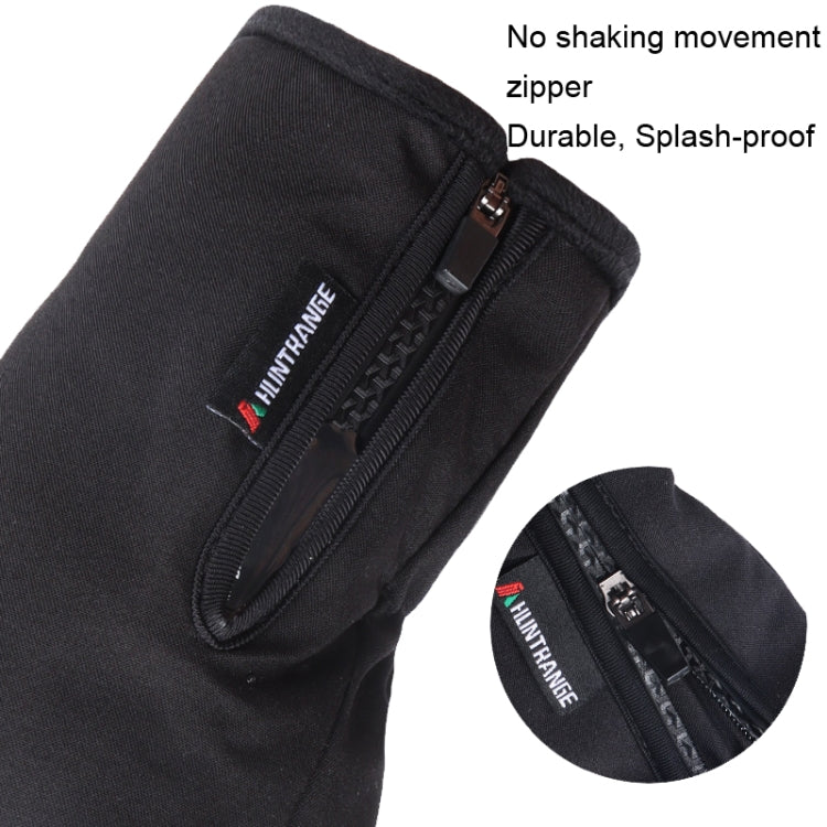 HUNTRANGE A023 Outdoor Waterproof Sports Riding Velvet Touch Screen Gloves, M, L, XL