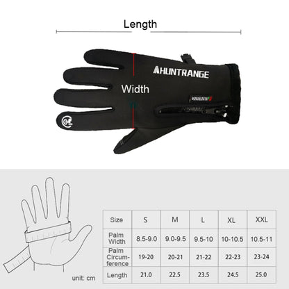 HUNTRANGE A022 Outdoor Waterproof Touch Screen Riding Keep Warm Gloves, S, M, L, XL, XXL