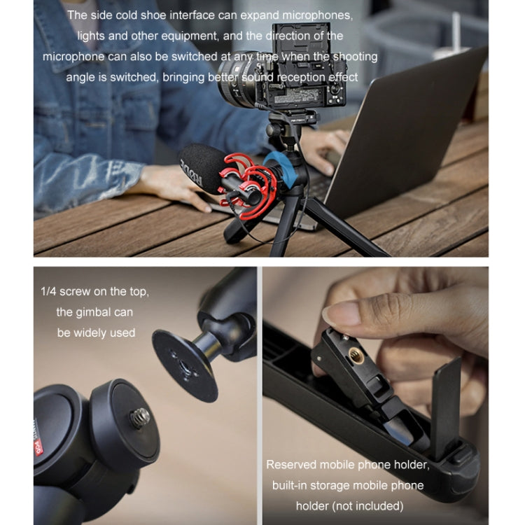PGYTECH Camera Mobile Phone Desktop Pan Tilt Handheld Tripod