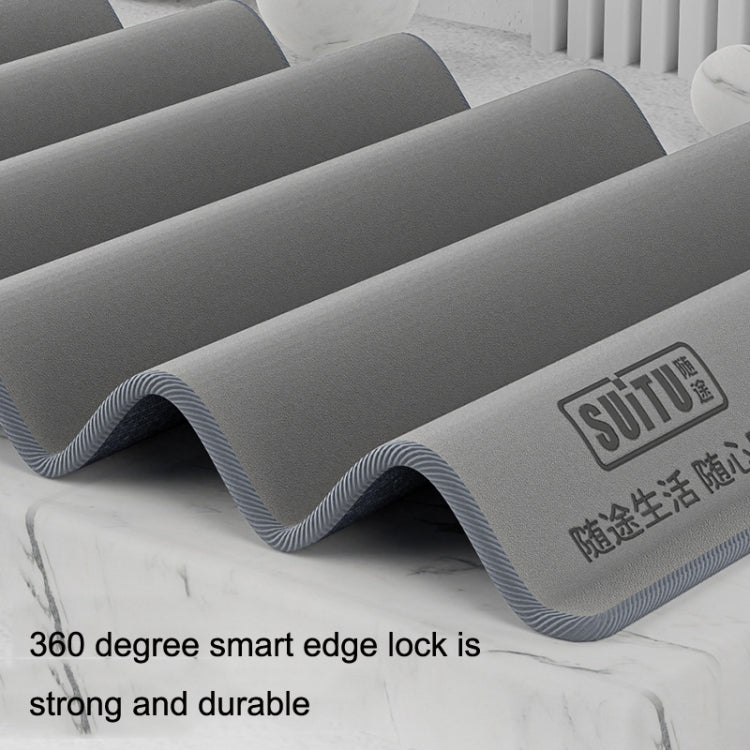 SUITU ST-9000 2pcs Double Suede Car Cleaning Towel Dry Washing Cloth, Size:, 30x40cm, 40x40cm, 35x75cm