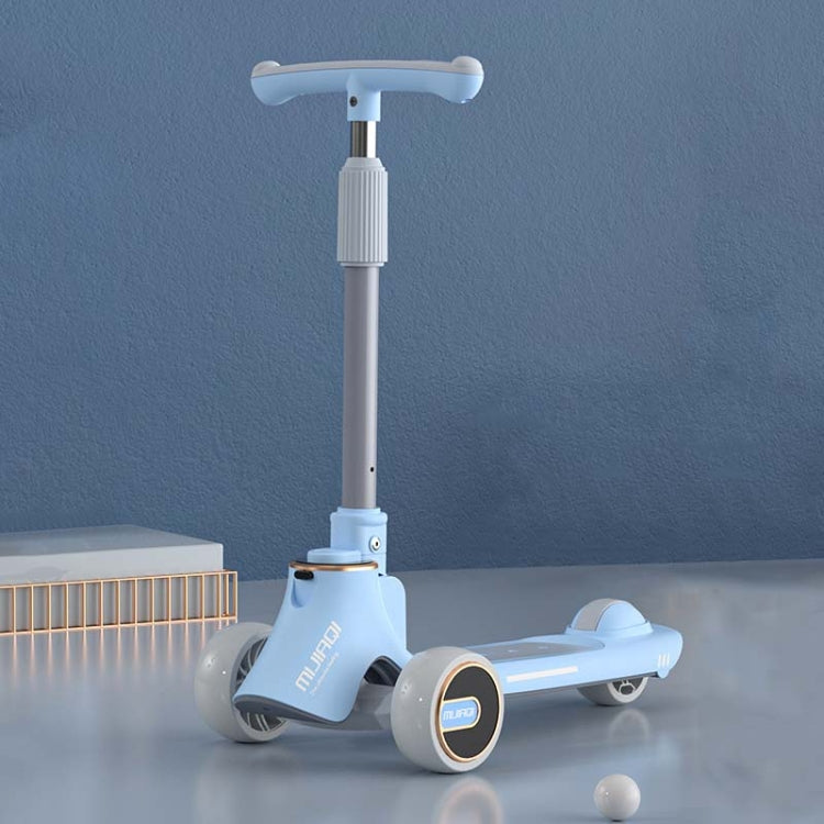 MIJIAQI 01 3 In 1 Multifunctional Foldable Children Scooter with Music and Lights, Spec:, White Seat, Gray Seat, Pink Seat, Blue Seat, White, Gray, Pink, Blue
