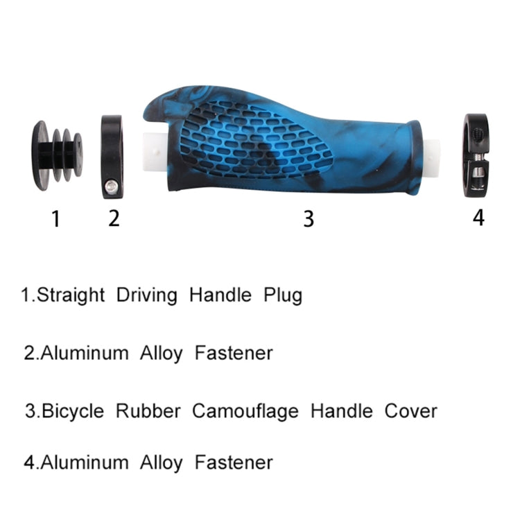MZYRH 1pair Mountain Bike Bicycle Handlebar Grips Protective Covers, MZYRH Dark Green, MZYRH  Black and Red, MZYRH  Black and White, MZYRH  Black Blue, MZYRH White and Blue, MZYRH Black and Yellow