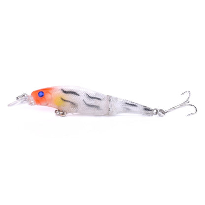 HENGJIA JM010 9cm 7g 2 Sections Bionic Bait With Beads Diving Mino Fake Bait, JM010 9cm 7g 3, JM010 9cm 7g 4, JM010 9cm 7g 5, JM010 9cm 7g 6, JM010 9cm 7g 7, JM010 9cm 7g 8, JM010 9cm 7g 1, JM010 9cm 7g 2
