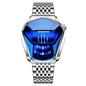 BINBOND Locomotive Concept Steel Belt Watch Men Live Black Technology Watch, Steel Belt Black Stee Blue Face, Steel Belt Black Steel White Face, Steel Belt White Steel Blue Face, Steel Belt White Steel White Face, Steel Belt Blue Steel Blue Face�������...