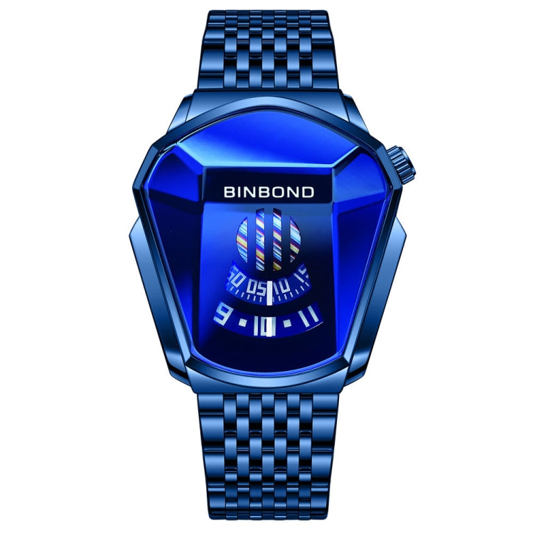 BINBOND Locomotive Concept Steel Belt Watch Men Live Black Technology Watch, Steel Belt Black Stee Blue Face, Steel Belt Black Steel White Face, Steel Belt White Steel Blue Face, Steel Belt White Steel White Face, Steel Belt Blue Steel Blue Face�������...