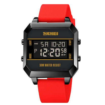 SKMEI 1848 Fashion Multifunctional Student Sports Waterproof Men Watch, 1848(Black), 1848(Yellow), 1848(Red)