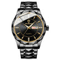 BINBONG B5552 Luminous Multifunctional Business Calendar Quartz Watch