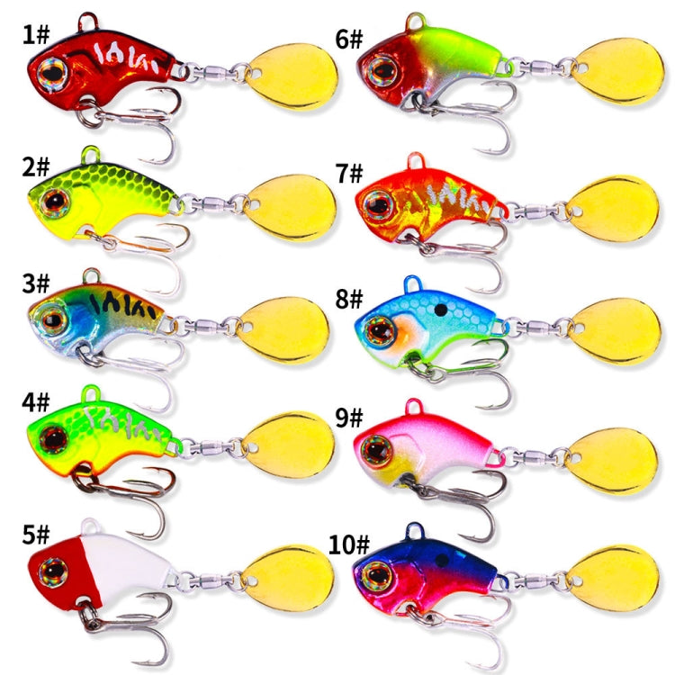 HENGJIA VIB035 Small Whirlwind Sequins Fake Bait Sinking Water VIB Lure, 9g, 13g, 16g, 22g