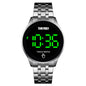 SKMEI 1579 Simple Touch Screen LED Luminous Stainless Steel Electronic Watch, Black, Gold, Rose Gold, Silver