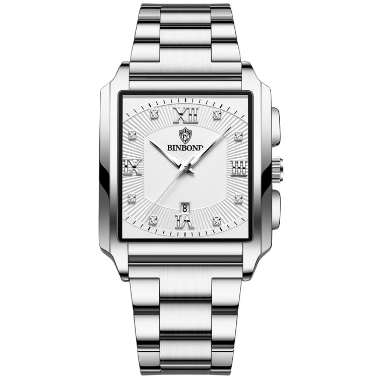 BINBOND B4143 Rectangular Outdoor Men Waterproof Quartz Watches