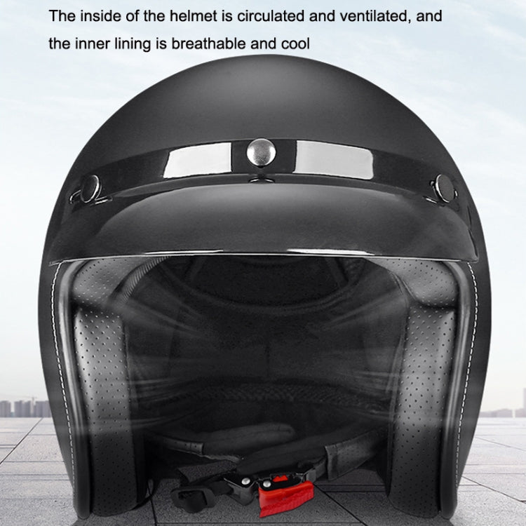 BYB 701 All Seasons Retro Motorcycle Helmet, M, L, XL, XXL