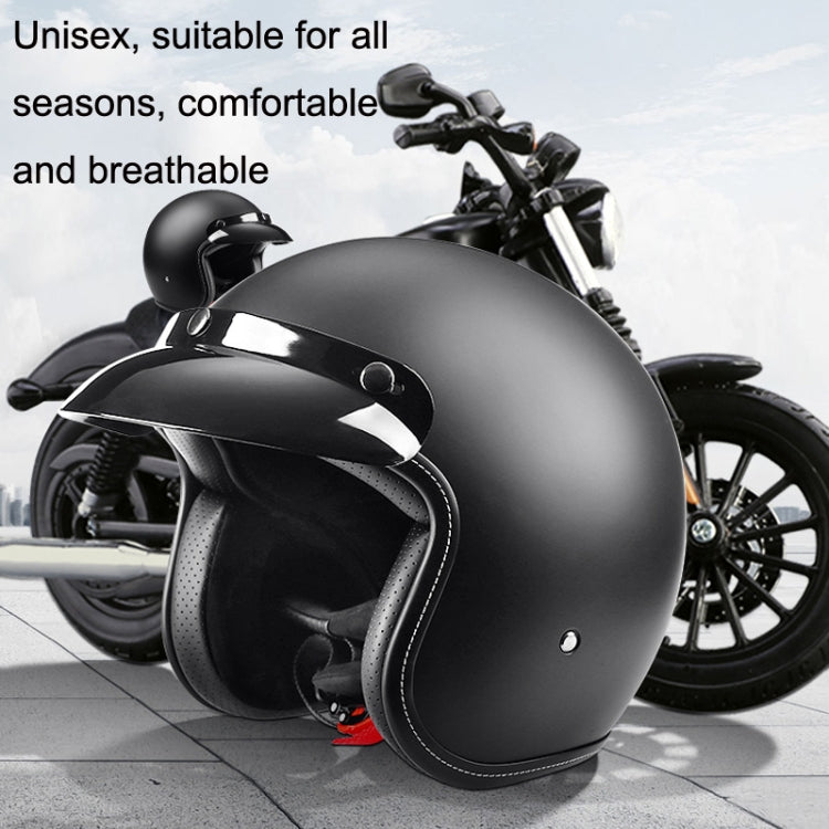 BYB 701 All Seasons Retro Motorcycle Helmet, M, L, XL, XXL