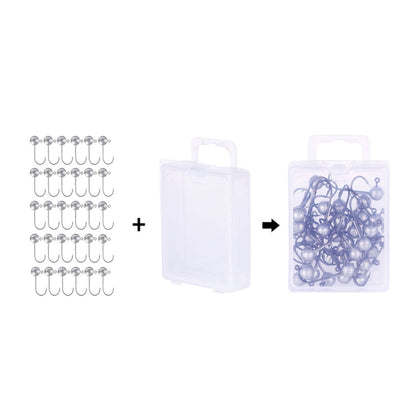 Lead Head Hook Fishing Gear Lua Anti-drop Hooks, HENGJIA JI035 50pcs 1g, HENGJIA JI035 40pcs 1.5g, HENGJIA JI035 30pcs 2g, HENGJIA JI035 20pcs 3.5g, HENGJIA JI035 15pcs 5g, HENGJIA JI035 10pcs 7g, HENGJIA JI035 8pcs 10g, HENGJIA JI035 6pcs 14g���������...
