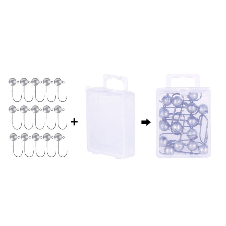Lead Head Hook Fishing Gear Lua Anti-drop Hooks, HENGJIA JI035 50pcs 1g, HENGJIA JI035 40pcs 1.5g, HENGJIA JI035 30pcs 2g, HENGJIA JI035 20pcs 3.5g, HENGJIA JI035 15pcs 5g, HENGJIA JI035 10pcs 7g, HENGJIA JI035 8pcs 10g, HENGJIA JI035 6pcs 14g���������...