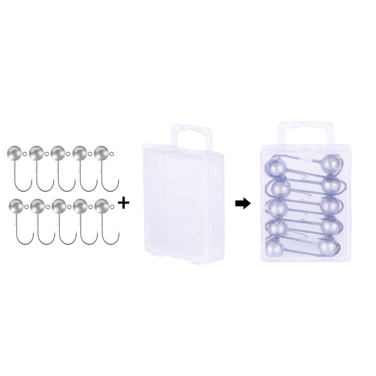 Lead Head Hook Fishing Gear Lua Anti-drop Hooks, HENGJIA JI035 50pcs 1g, HENGJIA JI035 40pcs 1.5g, HENGJIA JI035 30pcs 2g, HENGJIA JI035 20pcs 3.5g, HENGJIA JI035 15pcs 5g, HENGJIA JI035 10pcs 7g, HENGJIA JI035 8pcs 10g, HENGJIA JI035 6pcs 14g���������...