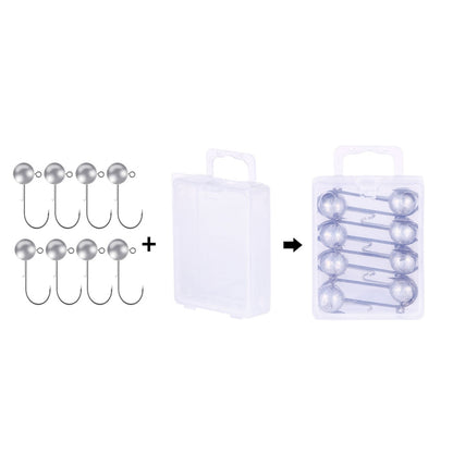 Lead Head Hook Fishing Gear Lua Anti-drop Hooks, HENGJIA JI035 50pcs 1g, HENGJIA JI035 40pcs 1.5g, HENGJIA JI035 30pcs 2g, HENGJIA JI035 20pcs 3.5g, HENGJIA JI035 15pcs 5g, HENGJIA JI035 10pcs 7g, HENGJIA JI035 8pcs 10g, HENGJIA JI035 6pcs 14g���������...