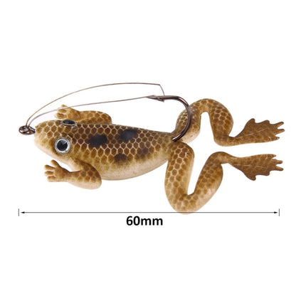 HENGJIA FO100 10pcs Anti-Hanging Bottom Floating Frog Black Fish Fake Bait Thunder Frog Bait, FO100 (Light Green), FO100 (Gray Black), FO100 (Dark Green)